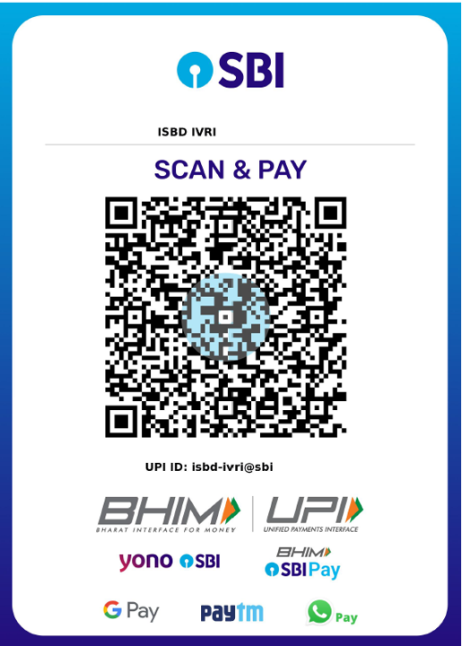 ISBD–IVRI2025 UPI payment QR